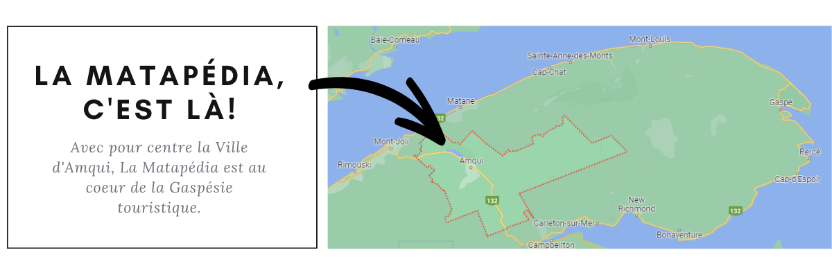 Carte de la Matapédia